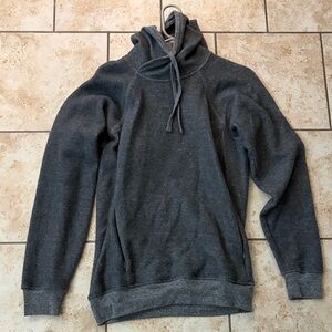 ALO Yoga Charcoal Turtleneck Hoodie. Size Medium. Worn Once.